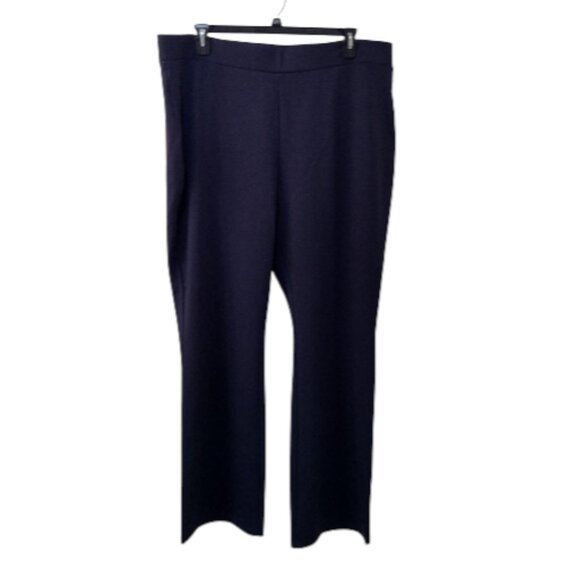 IMAN 2-Piece Dark Navy-Blue Pantsuit – Size 2X, Elegance & Comfort - Picture 8 of 12